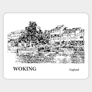 Woking England Sticker